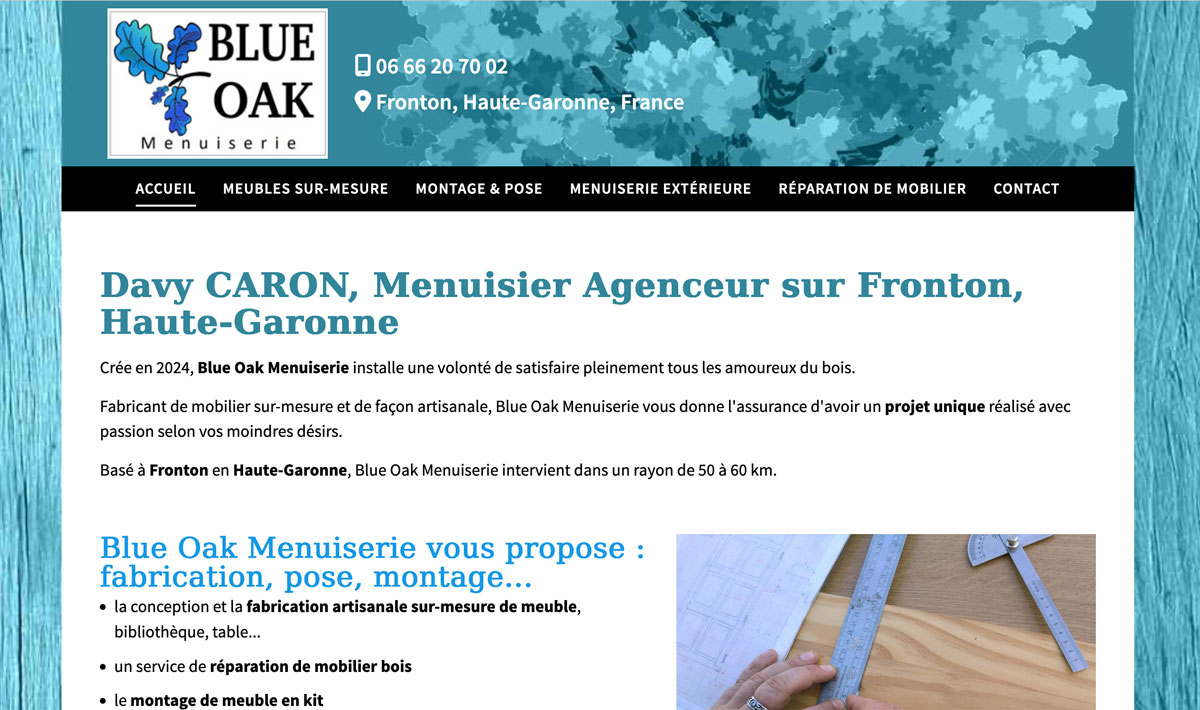 Blue Oak Menuiserie