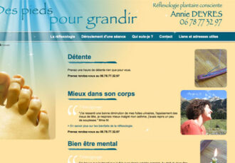 Des pieds pour grandir, Réflexologie plantaire > www.despiedspourgrandir.com