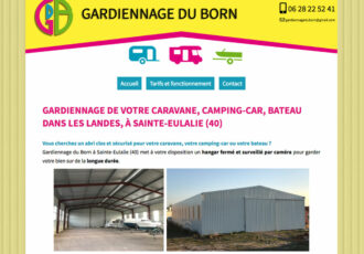 Gardiennage du Born, Gardiennage caravanes, camping-cars... à Sainte-Eulalie (40) > gardiennageduborn.fr